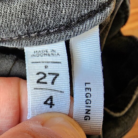 LOFT Dark Gray Legging Jeans Size 4/27 - Picture 8 of 14